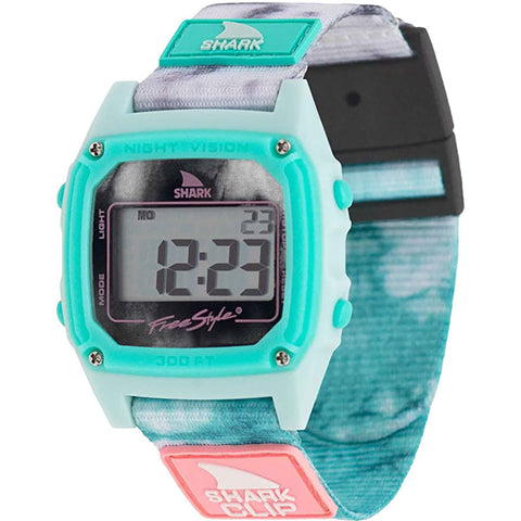 Freestyle Shark Classic Clip Watches in aqua and tie dye cloud