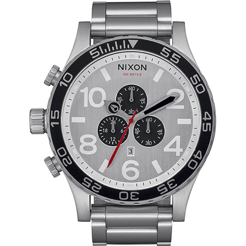 Nixon 51-30 Chrono Watches in black and All silver