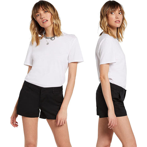Volcom Womens Frochickie Shorts in black