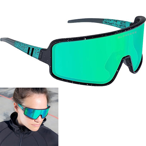 Blenders Jaded Tiger Sunglasses in black and blue polarized