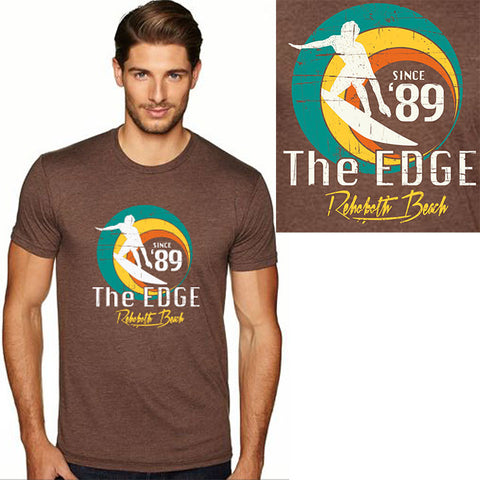 Edge Surfer T-shirts in brown heather