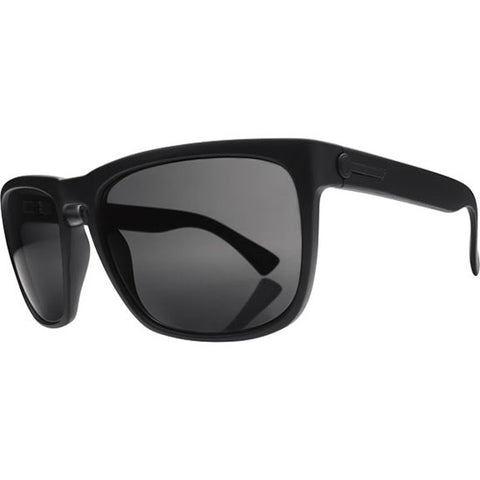 Electric Knoxville XL Sunglasses in matte black and grey polarized