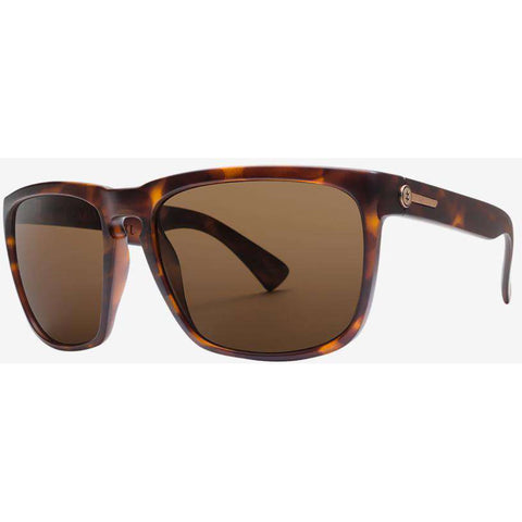Electric Knoxville XL Sunglasses in matte tortoise and bronze polarized