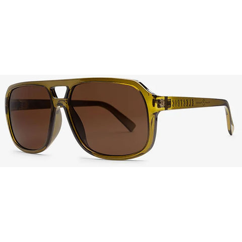Electric Dude Sunglasses in gloss olive and bronze polarized