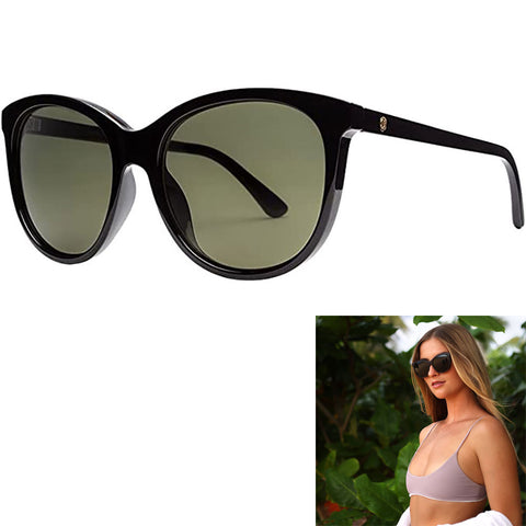 Electric Palm Sunglasses in matte tortoise and grey polar