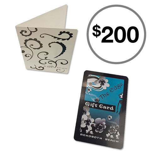Edge Store 200 Gift Card in floral and 200
