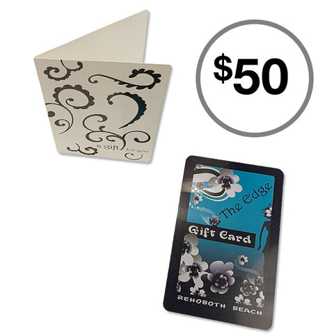 Edge Store 50 Gift Card in floral and 50