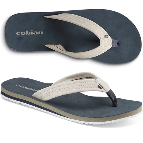 Cobian Mens Hobgood Las Olas Sandals in Cream