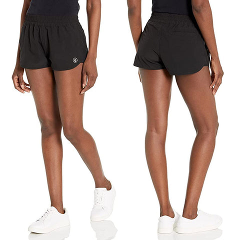 Volcom Womens Simply Solid 2 Shorts in Black