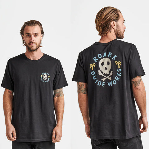 Roark Guideworks Skull T-Shirts in black