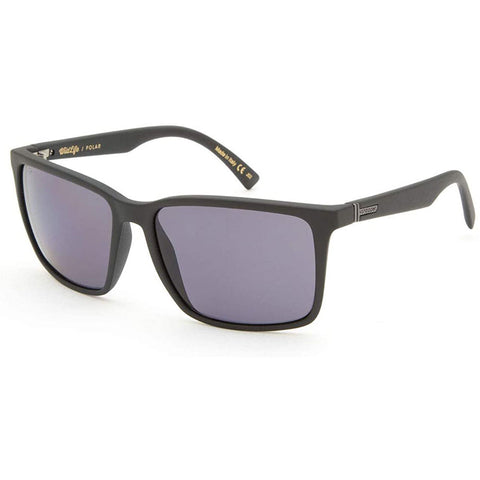 Von Zipper Lesmore Sunglasses in black satin and grey polarized