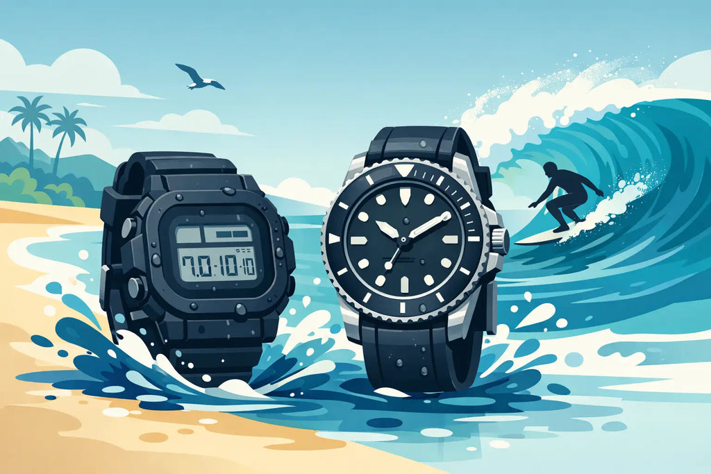 Water Resistant Surf Watches That Hold Up