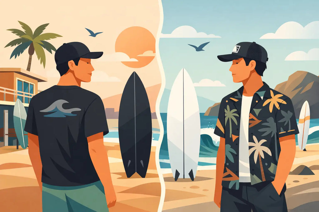 RVCA vs Volcom Clothing for Beach Town Style