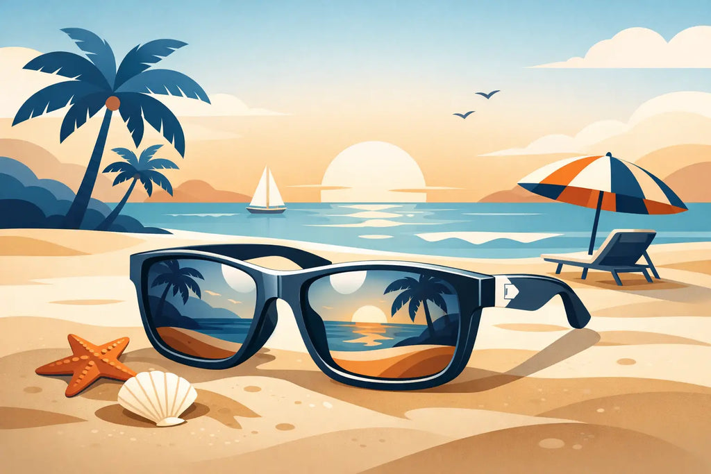Branded Beach Sunglasses That Earn Their Spot
