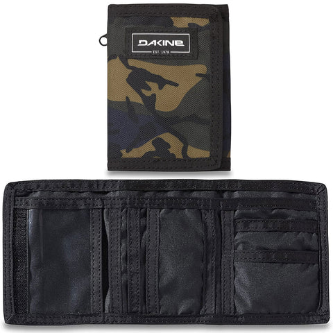 Dakine Mens Vert Rail Wallet in cascade camo