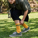 Obey Mens Soccer socks Socks in gold/green