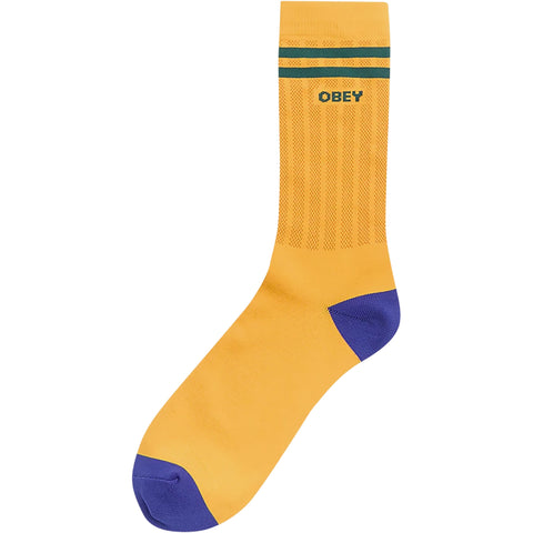 Obey Mens Soccer socks Socks in gold/green