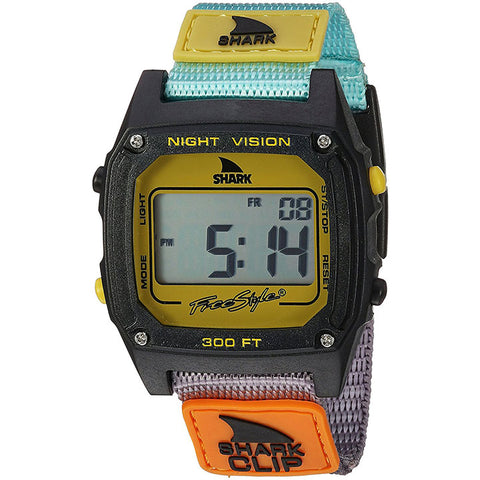 Freestyle Shark Classic Clip Watches in black/mustard and turquoise/black/mustard