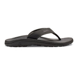 Olukai Mens Ohana Sandals in black/dark shadow