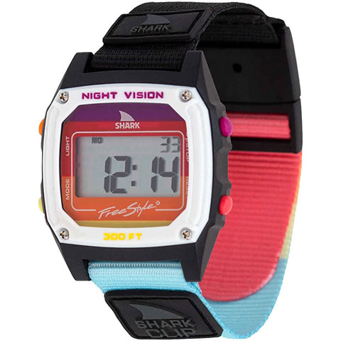 Freestyle Shark Classic Clip Watches in white and Rainbow licorice