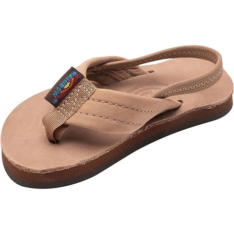 Rainbow Kids Premiere Leather Sandals in dark brown