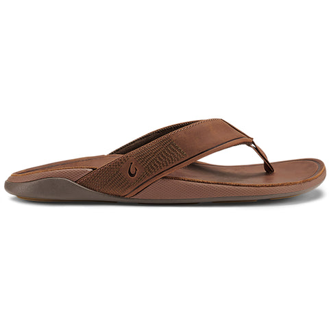 Olukai Mens Tuahine Sandals in bisque/bisque