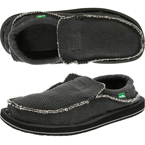 Sanuk Mens Chiba Sandal Shoes in black