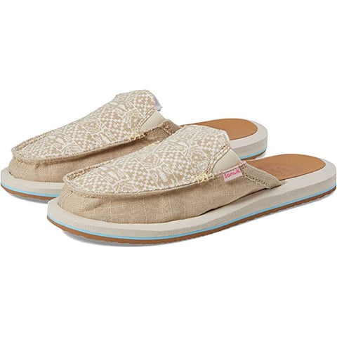 Sanuk Womens You Got My Brew ST X Stone Shoes in Natural and 9.womens