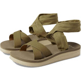 Sanuk Womens Highland Sling ST Sandals in olive