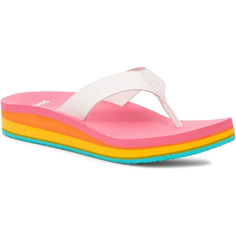 Sanuk Womens Highland  Sandals in rainbow