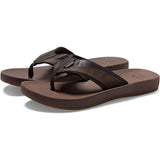 Sanuk Mens Cosmic Seas Sandals in brown