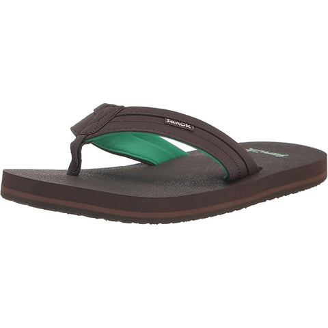 Sanuk Kids Ziggy Sandals in brown
