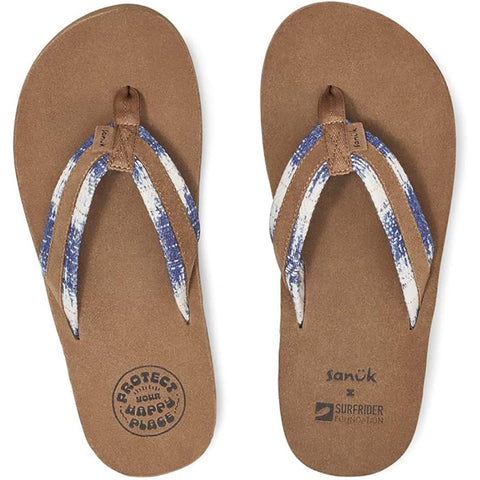 Sanuk Mens Surfrider ST  Sandals in Ocean multi