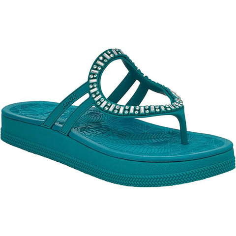 Sanuk Womens Sunshine Gem Sandals in deep lake