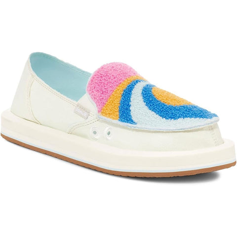 Sanuk Womens Donna ST Shoreline Sandal Shoes in white multi