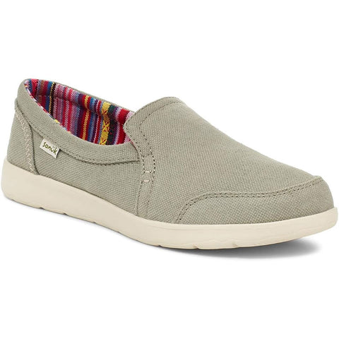 Sanuk Womens Sidewalk Surfer Lite Sandal Shoes in sage