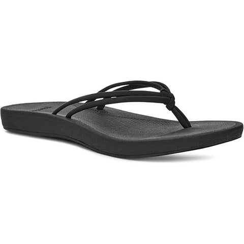 Sanuk Womens Cosmic Sands Sandals in black and 6.womens