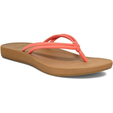 Sanuk Womens Cosmic Sands Sandals in fusion coral