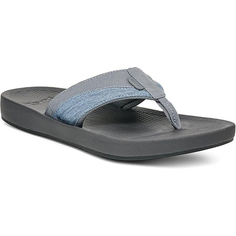 Sanuk Mens Cosmic Seas Mesh Sandals in stone blue