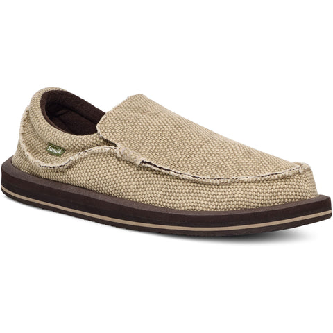 Sanuk Mens Chiba Sandal Shoes in tan