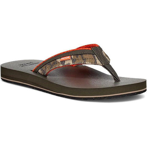 Sanuk Mens Ziggy X MO Sandals in orange