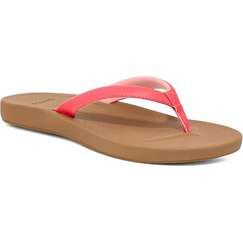 Sanuk Womens Cosmic Shores Sandals in Sugar coral