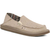 Sanuk Womens Donna Hemp 2 Tone Sandal Shoes in Natural