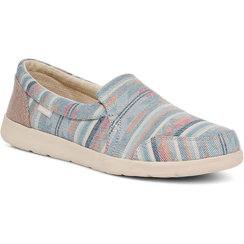 Sanuk Womens Hangout Lite Blanket Sandal Shoes in Blue multi