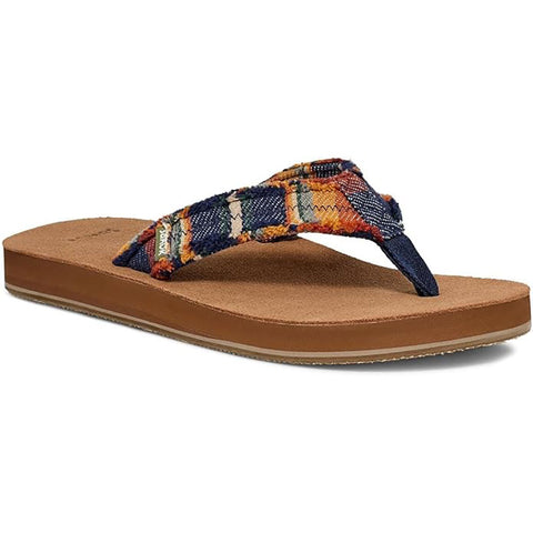 Sanuk Mens Fraid Not Blanket Sandals in Multi