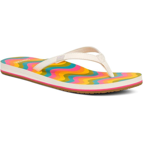 Sanuk Womens Yoga Joy Sandals in Rainbow