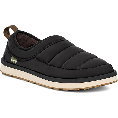 Sanuk Mens Puffer Chiller Low 2 Shoes in black