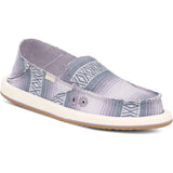 Sanuk Womens Donna Blanket Sandal Shoes in lavender grey multi