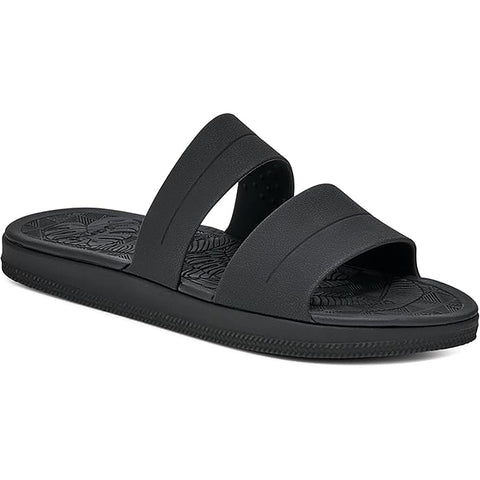 Sanuk Womens Funshine 2 Strap Sandals in Black and 7.womens