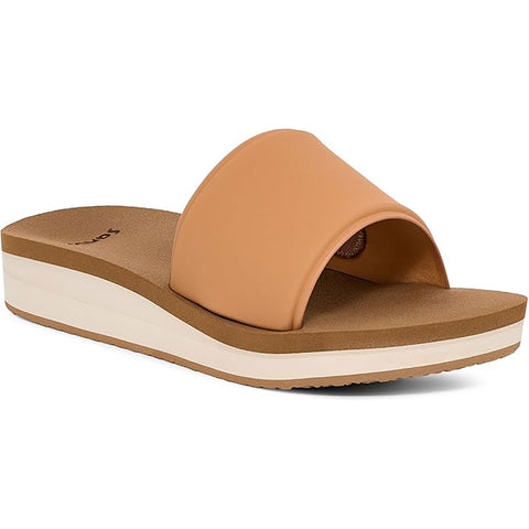 Sanuk Womens Highland Slide  Sandals in tan